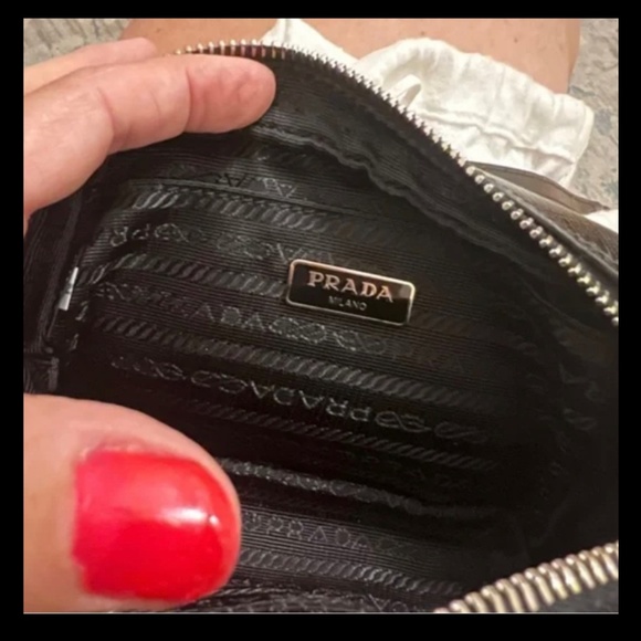 *PRADA* Bijoux Crystal Studded *Mini* Saffiano Patent Crossbody - Picture 10 of 12